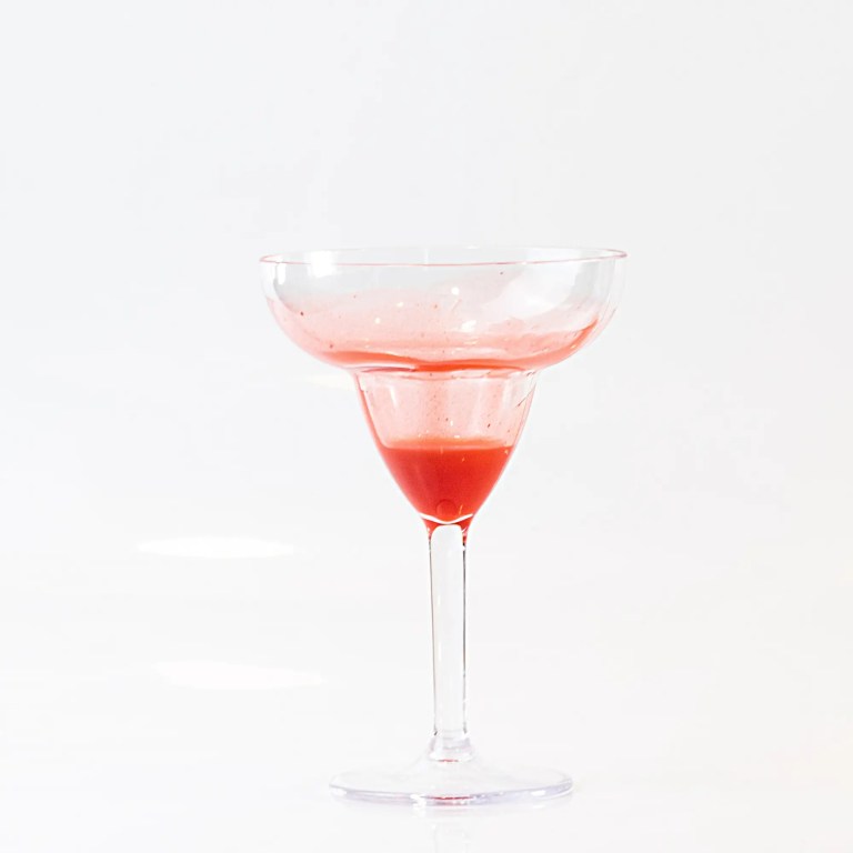 strawberry margarita glass