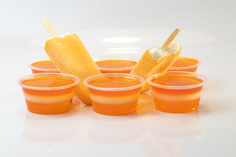 Orange Creamsicle Jell-O Shot