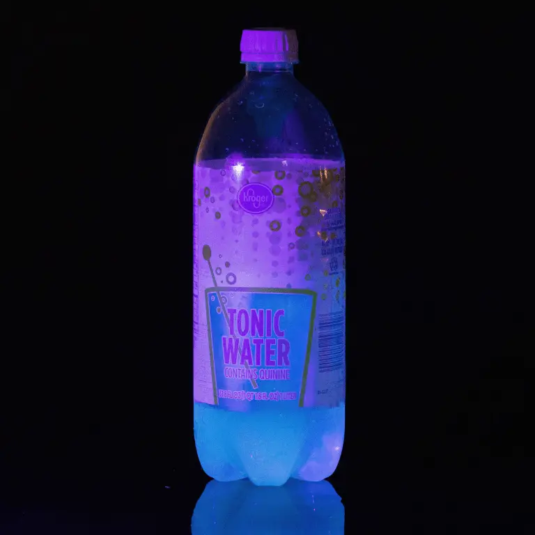 glowing tonic water