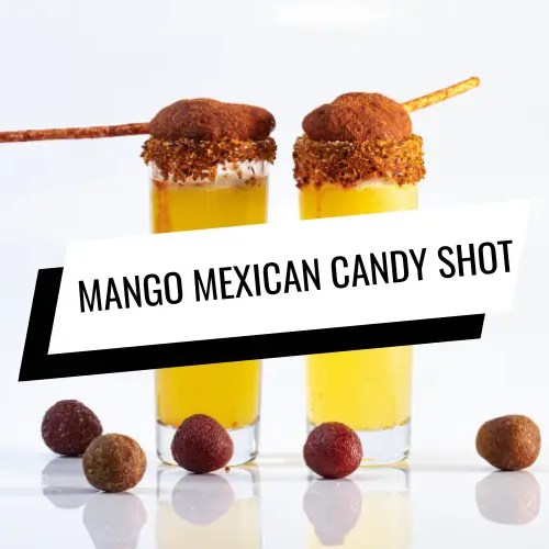 mango Mexican candy shot