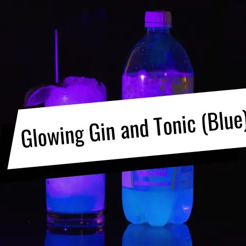 glowing tonic water